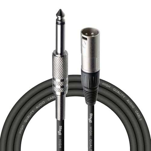 Image of Stagg Stage and Studio Speaker Cable, XLR, Black, 3m (SAC3PXM DL)