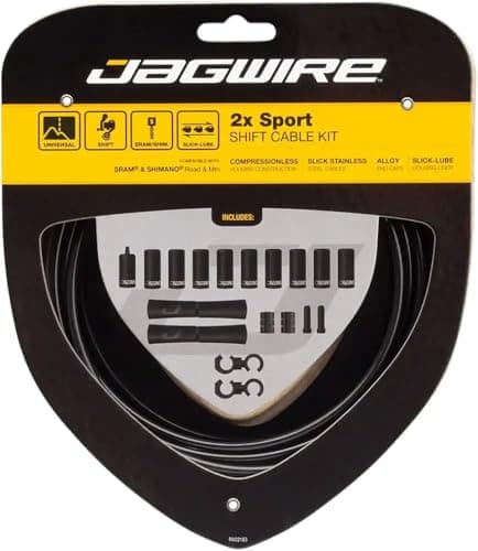 Image of Jagwire 2X Sport Shift Gear Cable Kit - Black