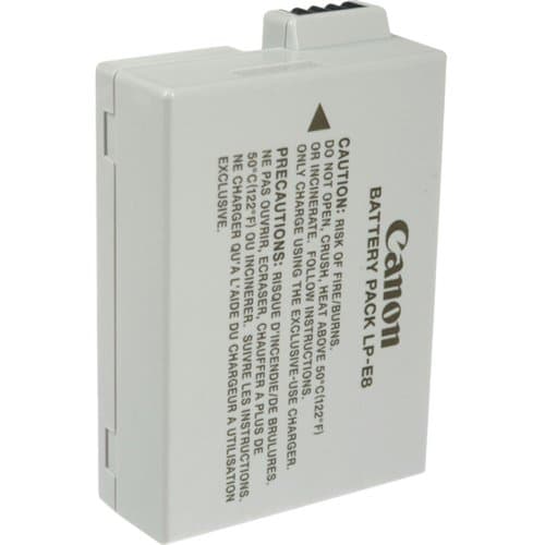 Image of Canon Battery Pack LP-E8 for Canon EOS 550D and EOS 600D