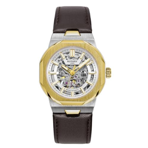 Image of Rotary Skeleton Automatic Men's Watch - GS05496/06