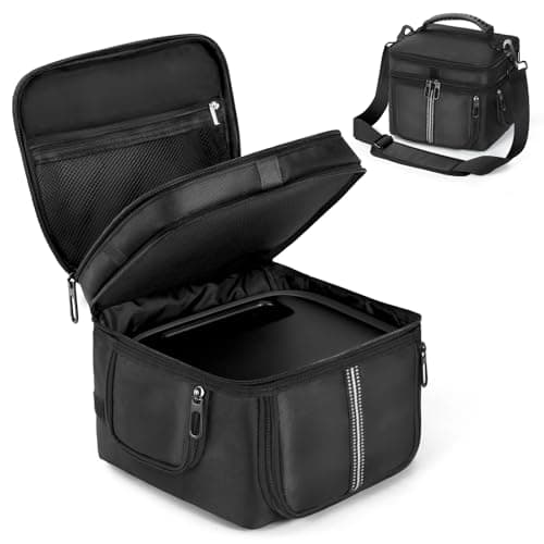 Image of EUGOOCX Power Station Carrying Case Compatible with ECOFLOW River 3, Travel Storage Bag for Generator, Charging Cable and Accessories, with Quick Access & Air Flow Zipper Windows