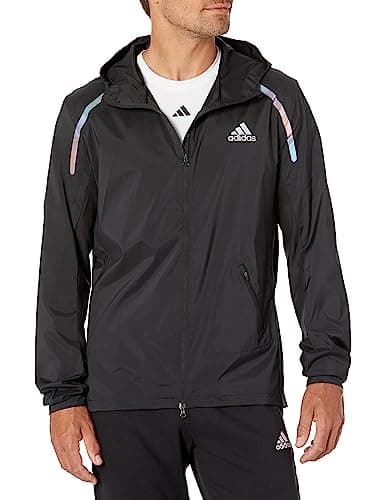 Image of adidas Men's Marathon Jacket, Black, XS