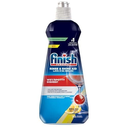 Image of Finish Rinse Aid Shine Plus Dry Lemon 400 ml (Pack of Six)