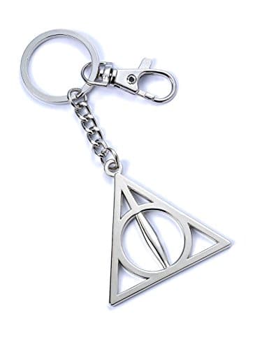 Image of Harry Potter Official Deathly Hallows Keyring by The Carat Shop