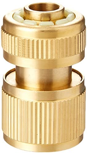 Image of Silverline 196506 Quick Connector Auto Stop Brass 1/2" Female, Gold