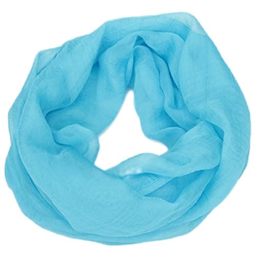 Image of FAIRYGATE Infinity Scarf Ladies Scarf Plain Neck Wraps Soft Shawl Circle Fashion Classy Party Snood Infinity Shawls Chiffon Scarves for Women Lightweight Sheer Wrap A0326