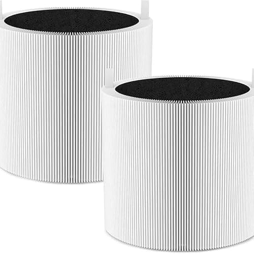Image of Air Purifier Filter Replacement Compatible with Blueair Blue Max 3250i/3250 Auto/Blue Pure 411i Max and 411a Max Air Purifier, 2-in-1 Activated Carbon Filter, True H13 HEPA Filter Replacement, 2 Pack