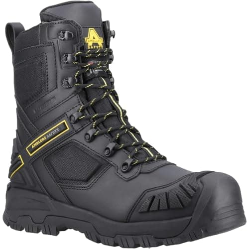 Image of Amblers Safety AS963C Dynamite Safety Boot Waterproof Safety Footwear Male Black UK Size 10