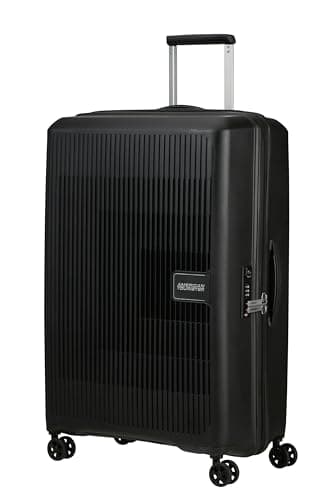 Image of American Tourister Aerostep - Spinner L, Expandable Case, 77 cm, 101.5/109 L, Black (Black)