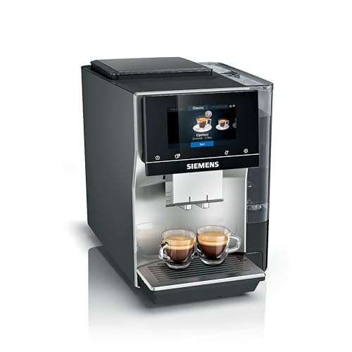 Image of SIEMENS EQ700 Fully Automatic Bean to Cup Coffee Machine, 5" Touch Screen Display, Cold Brew/Slow Brew, Cappuccinatore, 30+ Coffee Beverages, Home Connect, TP715GB1