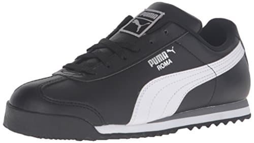 Image of PUMA Boys' Roma Basic PS Sneaker, Black White, 10.5 M US Little Kid