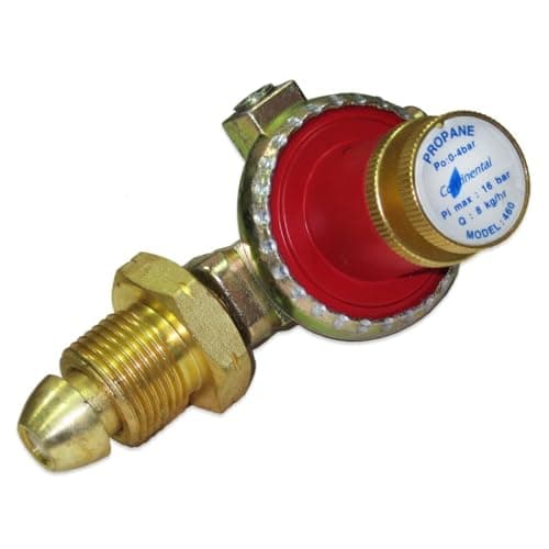 Image of Catering Parts UK 0-4 Bar Adjustable Propane Gas Regulator 8Kg/H With 1/4 Bsp Outlet RADHP04 460W
