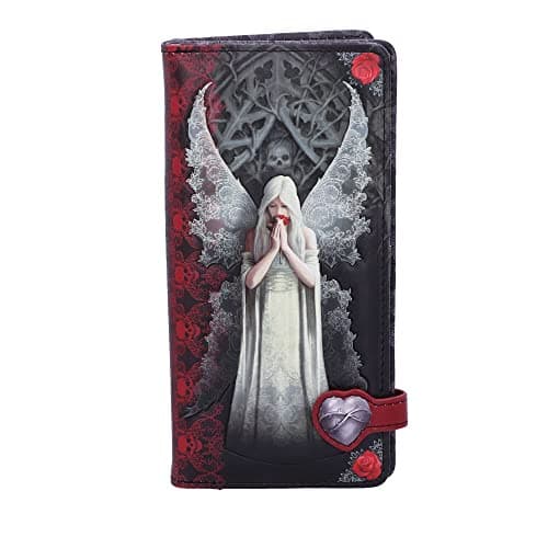 Image of Nemesis Now Only Love Remains Anne Stokes Embossed Purse 18.5cm Black