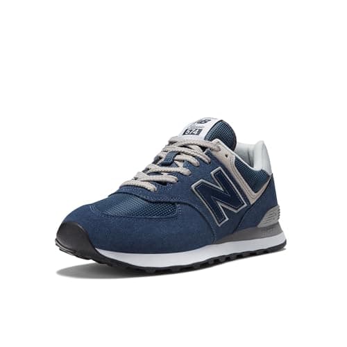 Image of New Balance Mens Nb 574 Sneakers, Navy Blue Evn Dark, 11 UK