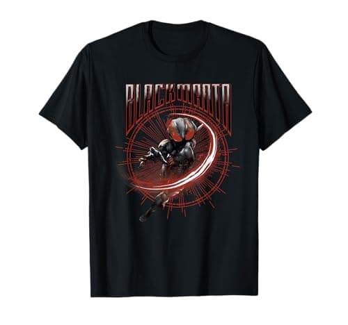 Image of Aquaman Black Manta Circle T-Shirt