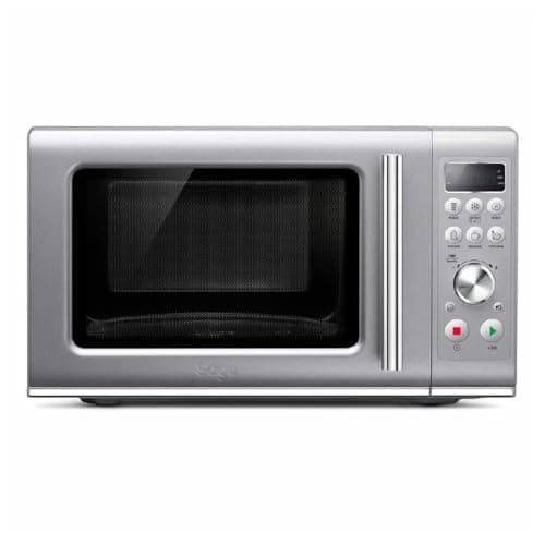 Image of Sage - The Compact Wave Soft Close Microwave, Silver