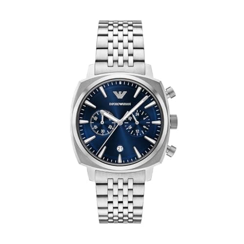 Image of Emporio Armani Men's 40MM Silver-Tone Stainless Steel Watch, AR11688