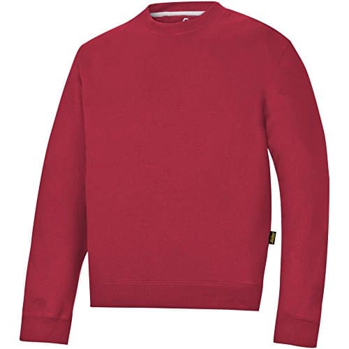 Image of Snickers 28101600006 Size Large Sweatshirt - Chili Red