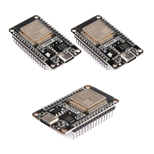 Image of diymore 3PCS Development Board ESP-32 Microcontroller Bluetooth Module Type C for ESP32 Development Board 2.4 GHz WLAN WiFi CP2102 Chip