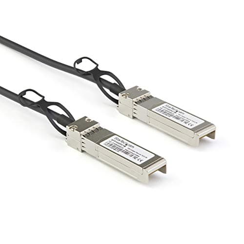 Image of StarTech.com Dell EMC DAC-SFP-10G-2M Compatible 2m 10G SFP+ to SFP+ Direct Attach Cable Twinax - 10GbE SFP+ Copper DAC 10 Gbps Low Power Passive Mini GBIC/Transceiver Module DAC (DACSFP10G2M)