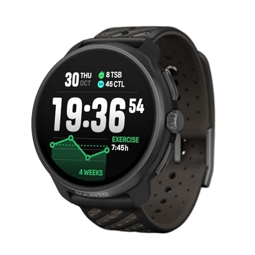 Image of SUUNTO Race 2 GPS Sport Watch, Bright 1.5-inch AMOLED Touchscreen, Sleeker and Lighter Design, 16-Day Battery Life, Offline Maps, Accurate Navigation, 115+ Sport Modes (Titanium Black)
