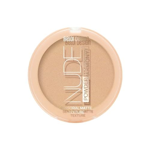Image of Belor Design Nude Foundation Harmony, Velvet Finish with UV Filter, 4 Shades from Light Beige to Natural (tone 204 natural, one size)