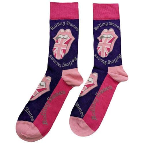 Image of The Rolling Stones Ankle Socks UK Tongue Official Unisex Ankle UK SIZE 7-11 One Size