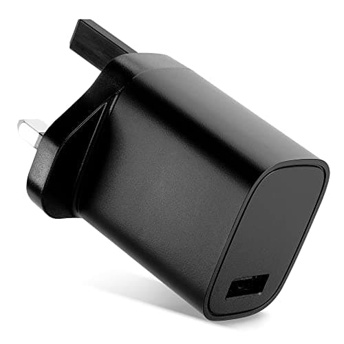 Image of CELLONIC 1 Port USB Charger UK-Plug 5V 1A 5W Charging Mains Wall USB Adapter Outlet Socket 100V-240V for Phone, Tablet, Speakers