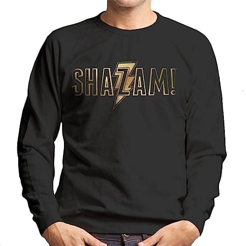 Image of All+Every Shazam Gold Outline Logo Men's Sweatshirt