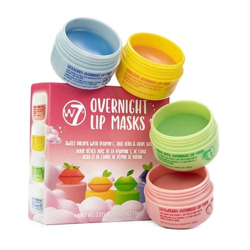 Image of W7 Sweet Dreams Overnight Lip Masks - Gift Set - Lip Treatment with Aloe Vera & Vitamin E - Hydrating, Moisturising Formula