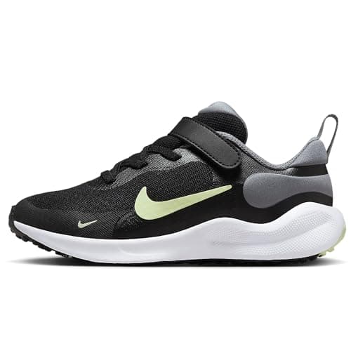 Image of Nike Boys Revolution 7 (Gs) Road Running Shoe, Black, 4 UK
