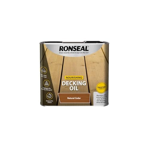Image of Ronseal DONC25L 2.5L Decking Oil - Natural Cedar