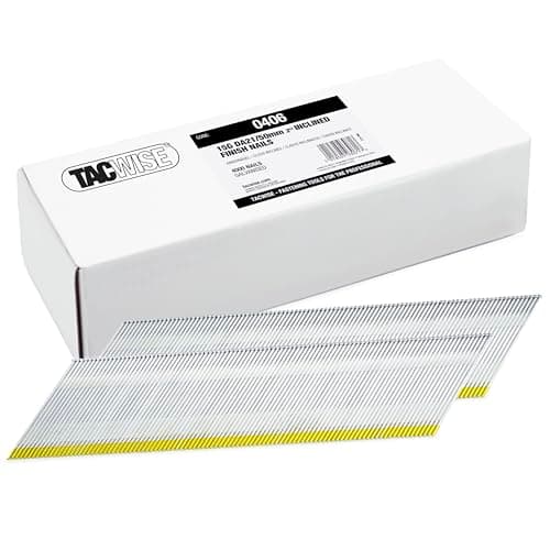 Image of Tacwise 0406 Type DA 15G / 50 mm Galvanised Angled Finish Nails, D Head, Pack of 4,000