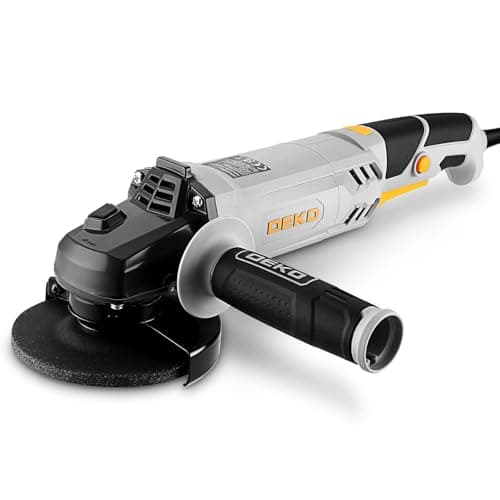Image of Angle Grinder Power Tool: DEKOPRO 115mm 900W Corded Electric Angle Grinder for Cutting,Polishing and Grinding Long Handles