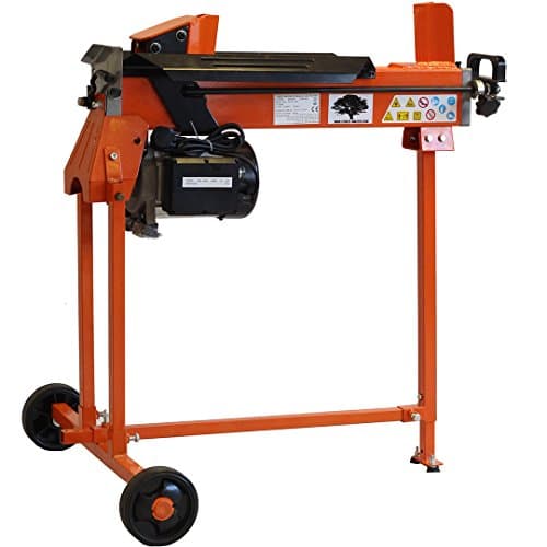 Image of Forest Master FM10T-7 7 Ton Electric Log Splitter - DUOCUT Blade - 450mm Log Length Capacity - Ramstop - Pre-Filled with Oil and Ready to Use - Stand Included