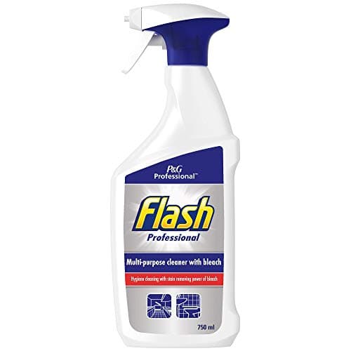 Image of Flash Professional Multi-Purpose Cleaner With Bleach Spray - 10x750ml