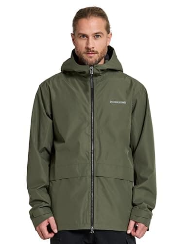 Image of Didriksons Nordic Men's Jacket Outdoor Rain Jacket Waterproof Windproof - Green