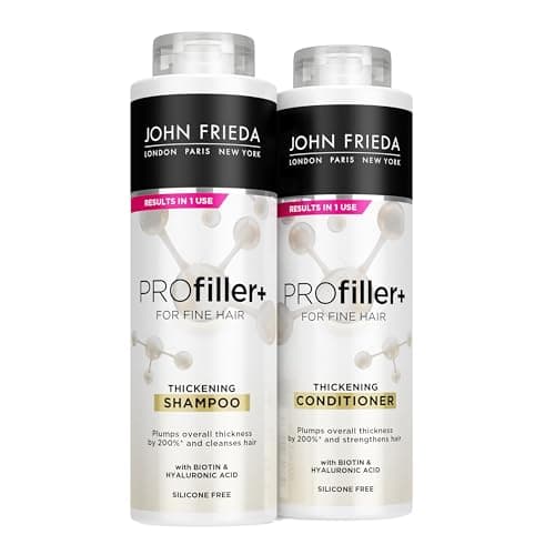 Image of John Frieda ProFiller+ Thickening Shampoo and Conditioner 500ml Duo Pack