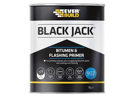 Image of Sika Black Jack 902 Bitumen and Flashing Primer – Fast-Drying – Black – 1 Litre