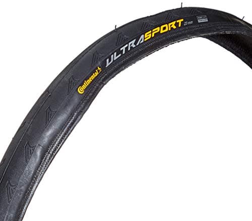 Image of Continental Unisex Adult Ultra Sport II Folding Tyre - Black, Size 700 x 28