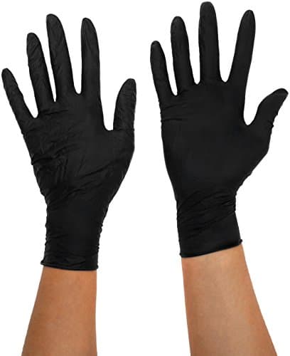 Image of Black Mamba NITRILE WORKSHOP GLOVES (BOX 100) : L