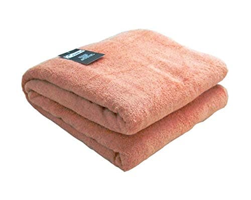 Image of The House Of Emily Massive/Huge/Extra Large 100% Cotton Bath Sheet/Beach Towel - 150cm x 200cm (Coral)