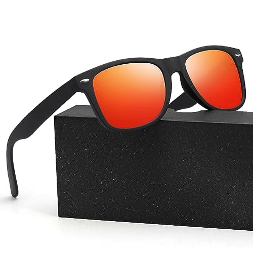 Image of Sunglasses Men-Ultra Light Rectangular Polarized Sunglasses for Women, UV400 Protection, Polarized Ultraviolet Protection, Driving, Fishing, Running