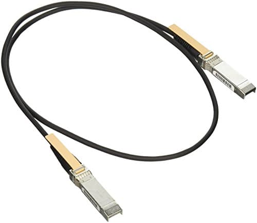 Image of Cisco 10G Direct Attach Twinax SFP+ Cable, Passive, 30AWG Cable Assembly, 1m, copper, Beige, 5-Year Standard Warranty (SFP-H10GB-CU1M=)