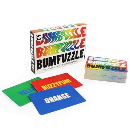 Image of Ginger Fox Bumfuzzle Card Game – Fast-Paced Party Fun for Families & Adults, Funny Brain Teaser, Reaction Challenge, Travel Friendly, Easy to Learn, 2+ Players, Ages 8+