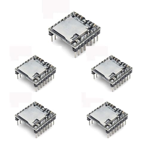 Image of 5pcs Mini MP3 Player DFPlayer Master Module Compatible with Arduino Support TF Card and USB Flash Drive