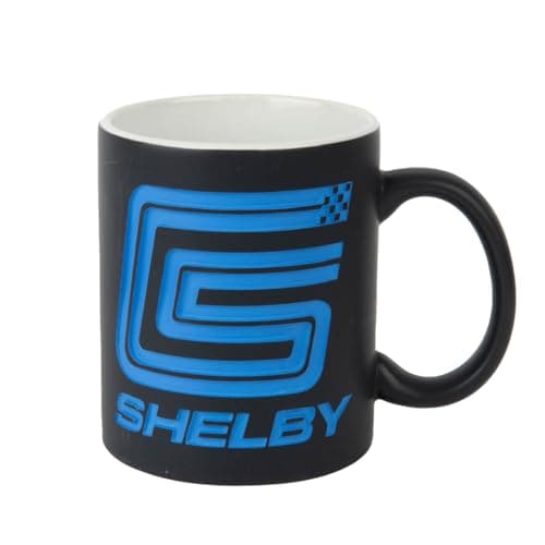 Image of Carroll Shelby Coffee Tea Soup Engraved Ceramic Mug | Holds 11oz | Ultra-Deep Engraved, Color Filled Graphic | Made in the USA