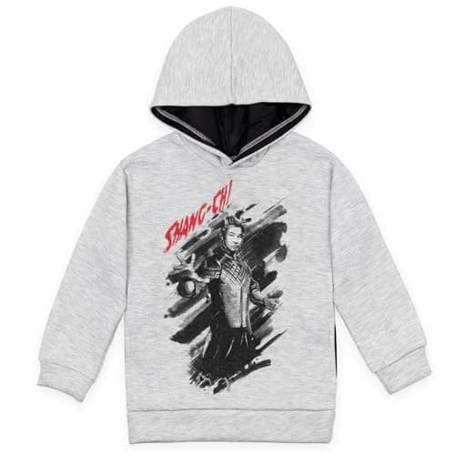 Image of Marvel Shang-Chi and the Legend of the Ten Rings Big Boys Fleece Hoodie Gray 18-20