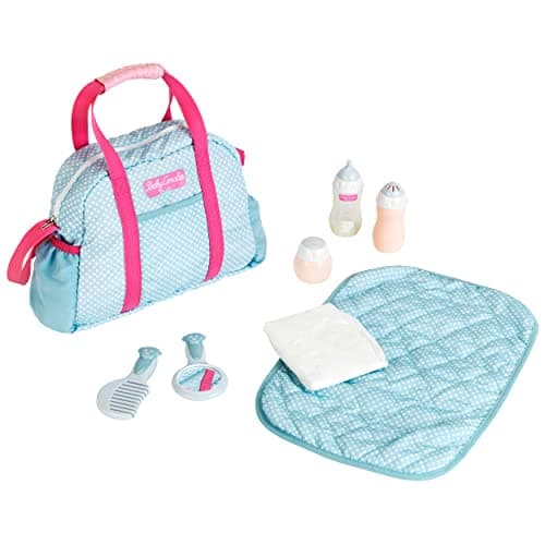 Image of Theo Klein 1746 Baby Coralie - Changing Bag I Baby doll bag with accessories I Toy for children from 3 years