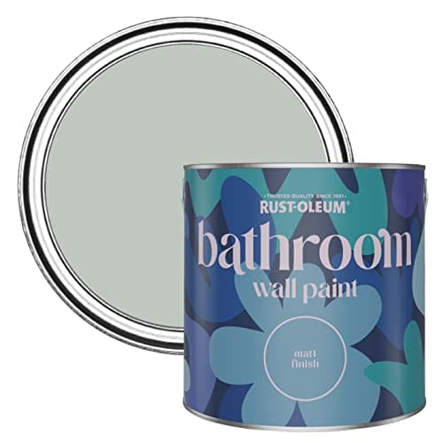 Image of Rust-Oleum Green Water-Resistant Bathroom Wall & Ceiling Paint - Chalk Green 2.5L